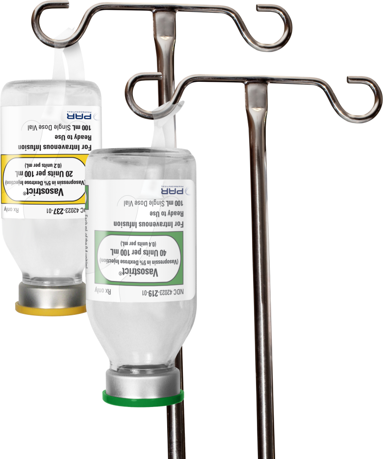 Vasostrict® product available in two concentrations